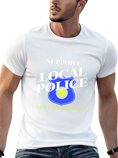 Support Local Police Graphic T-Shirt