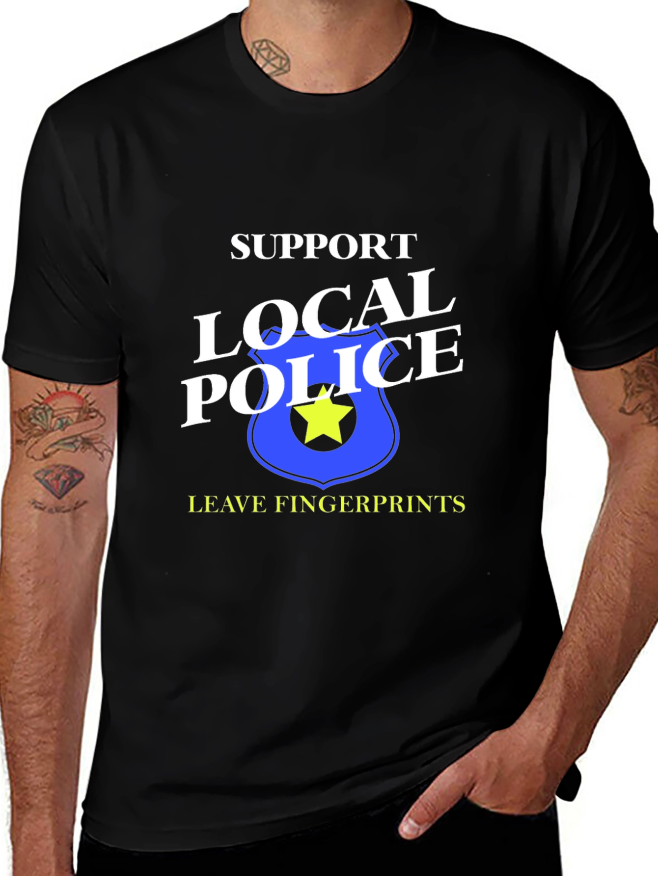 Support Local Police Graphic T-Shirt