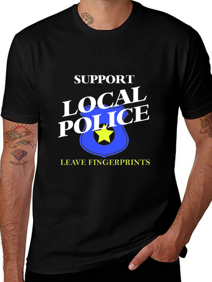 Support Local Police Graphic T-Shirt