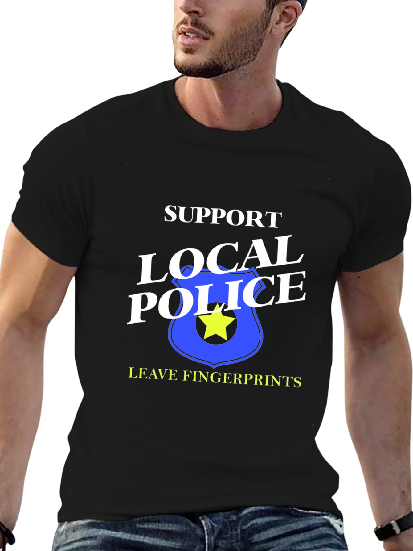 Support Local Police Graphic T-Shirt