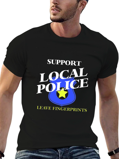 Support Local Police Graphic T-Shirt