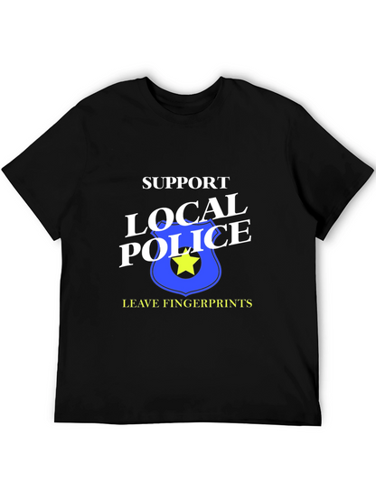 Support Local Police Graphic T-Shirt
