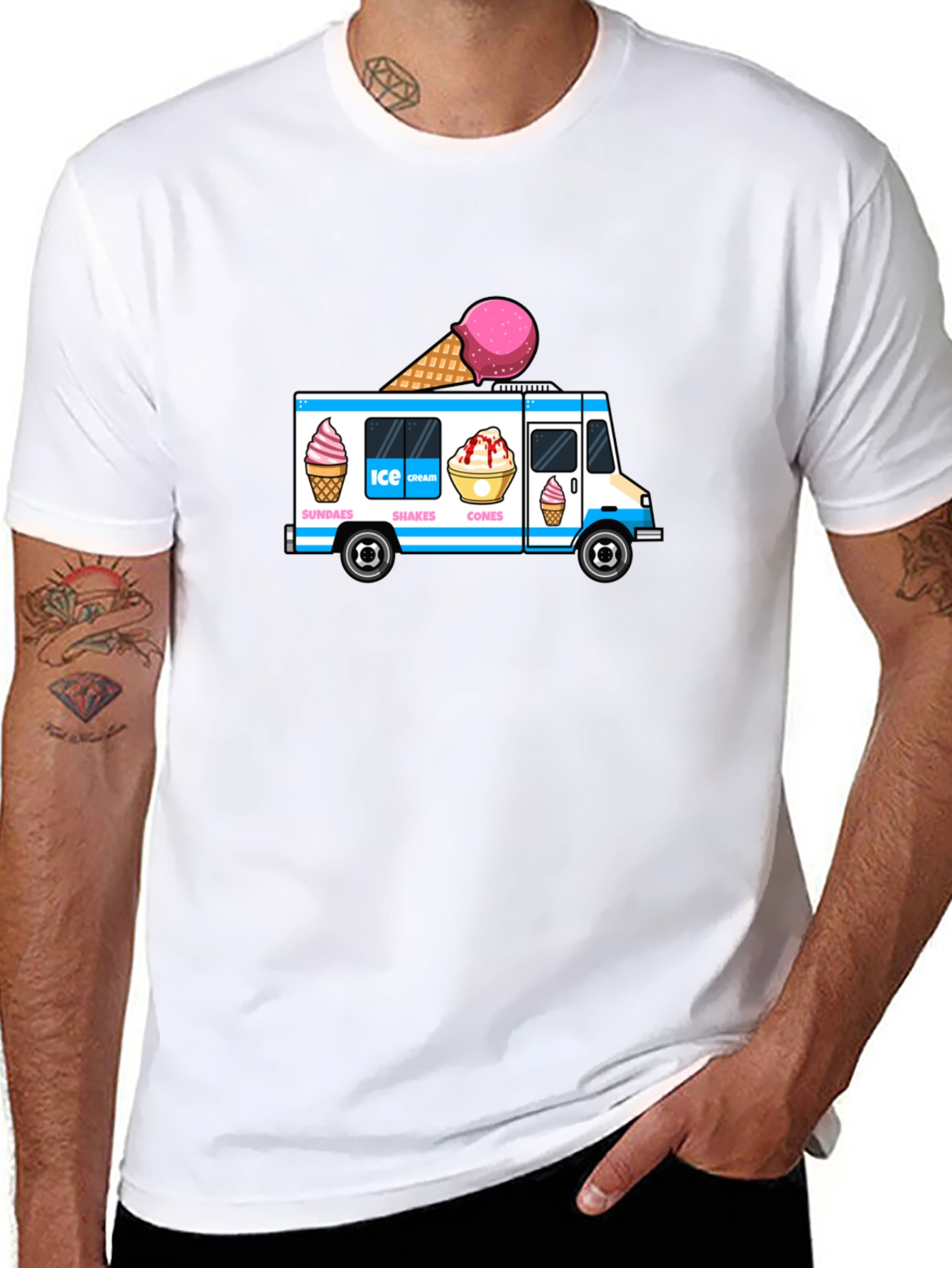 Ice Cream Truck Graphic Tee