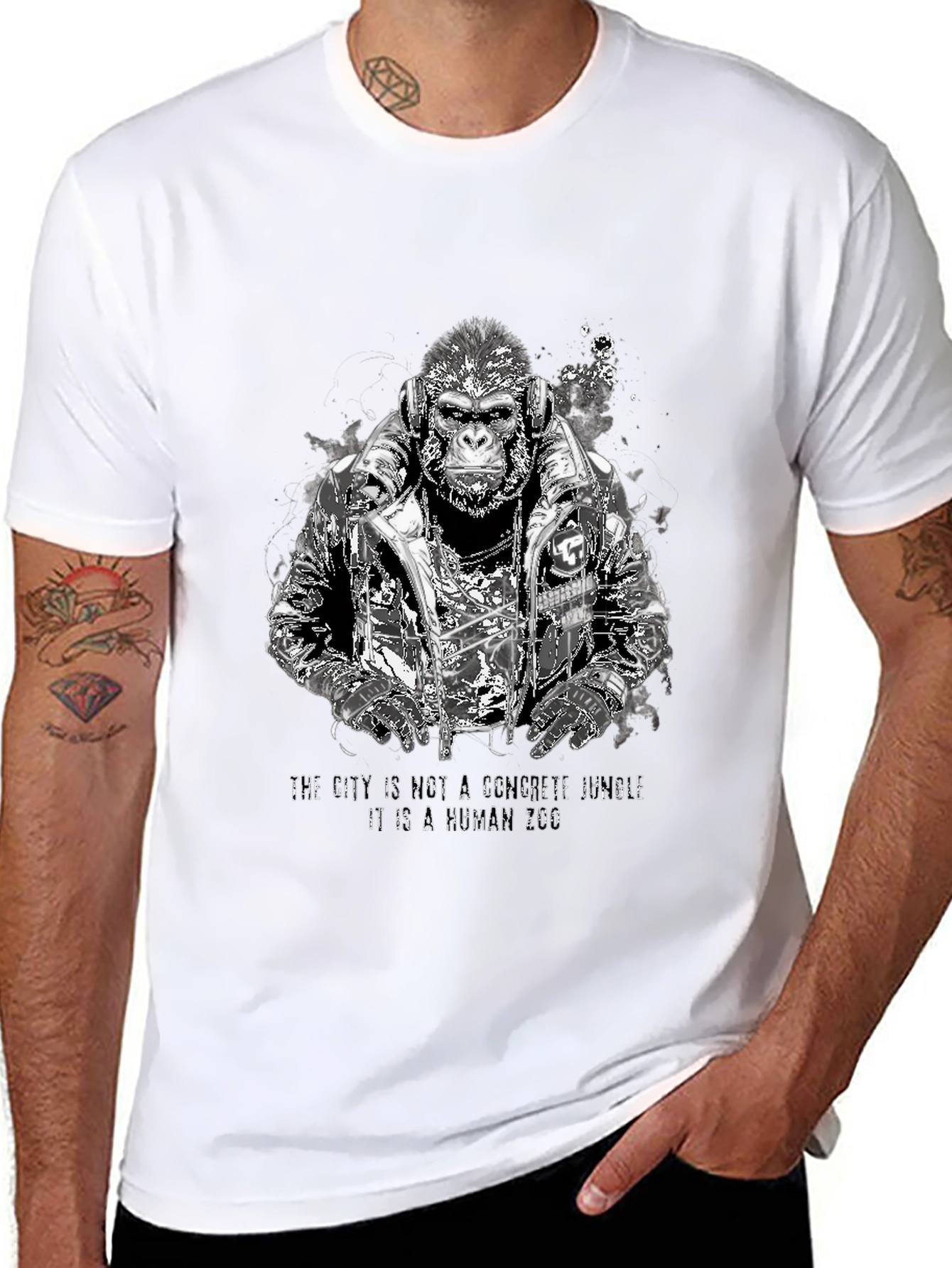 Urban Gorilla Graphic T-Shirt - Streetwear Style