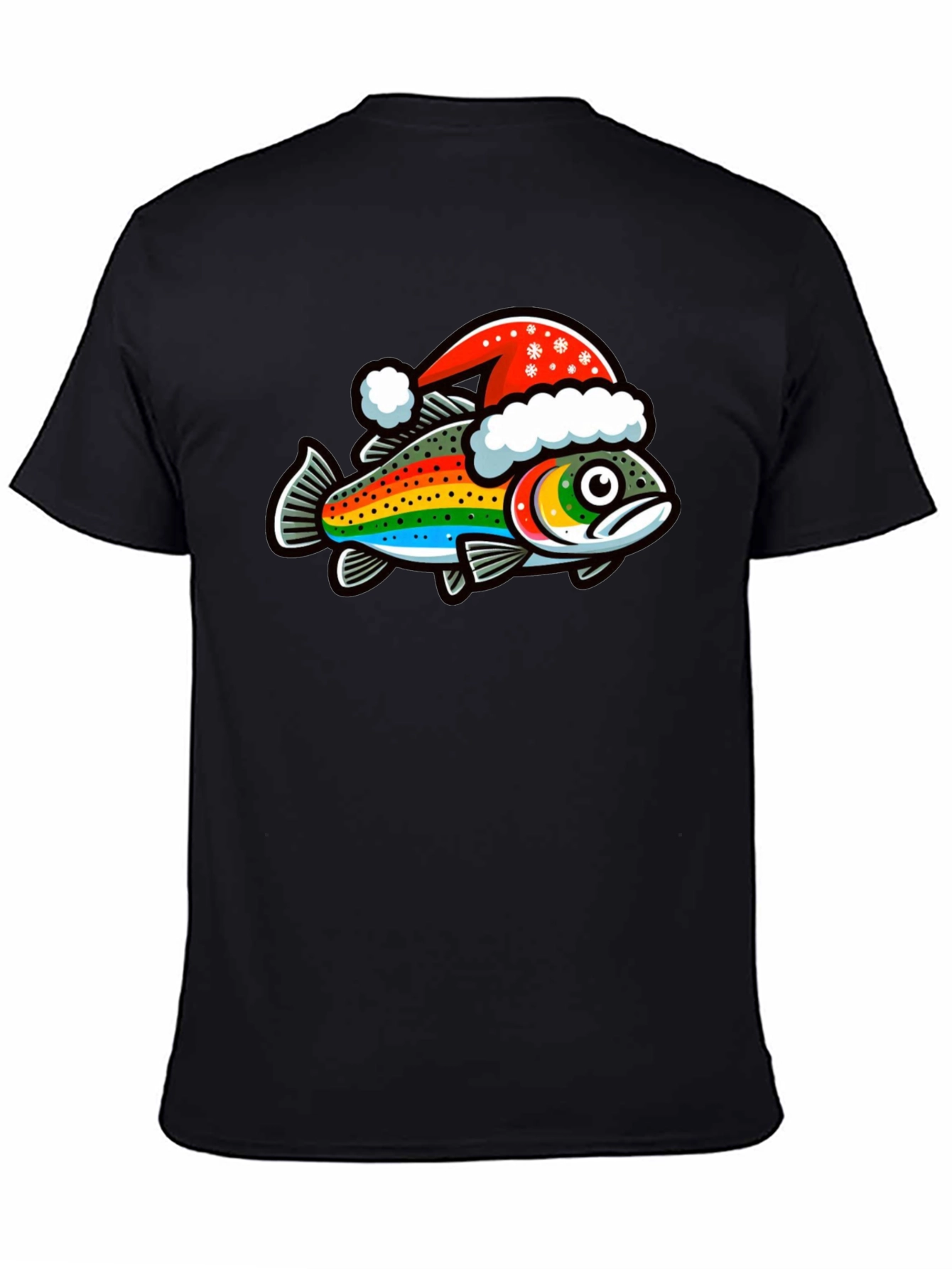Festive Rainbow Trout Christmas T-Shirt
