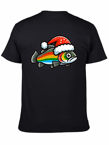 Festive Rainbow Trout Christmas T-Shirt