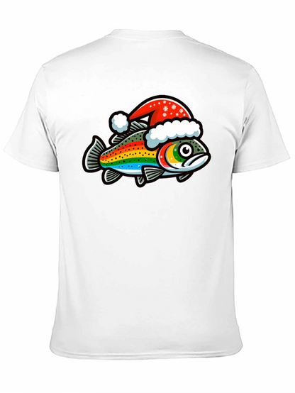 Festive Rainbow Trout Christmas T-Shirt
