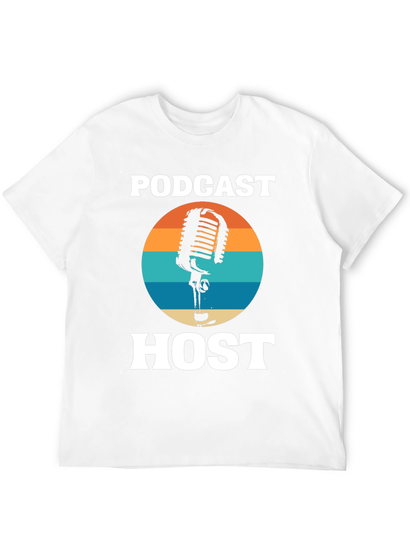 Podcast Host Retro Graphic Tee
