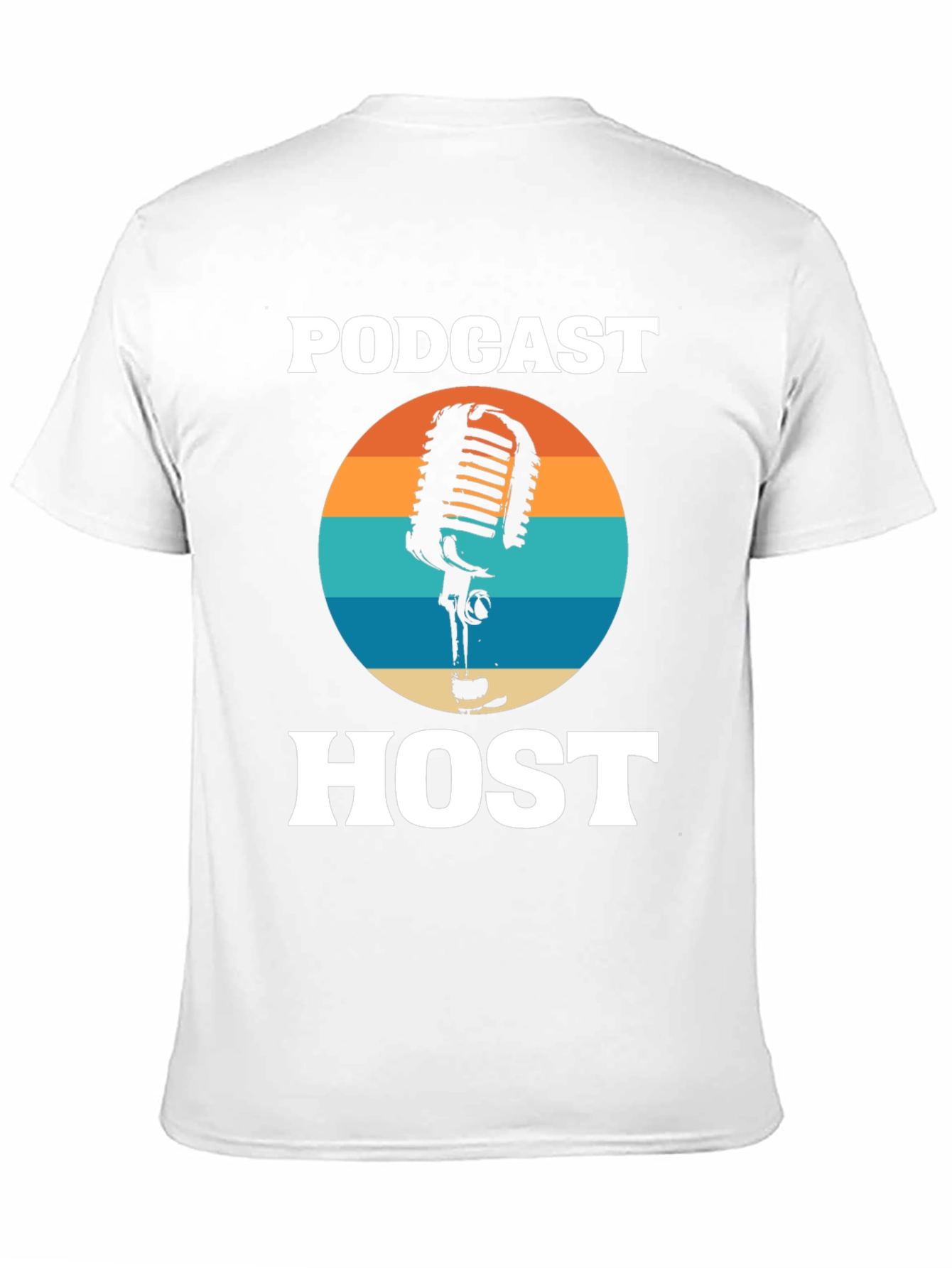 Podcast Host Retro Graphic Tee