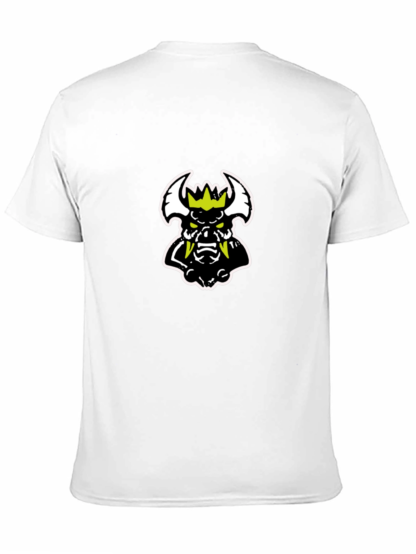 Edgy Black T-Shirt with Cartoon Monster Graphic