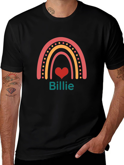 Rainbow Billie T-Shirt - Personalized Fun Style