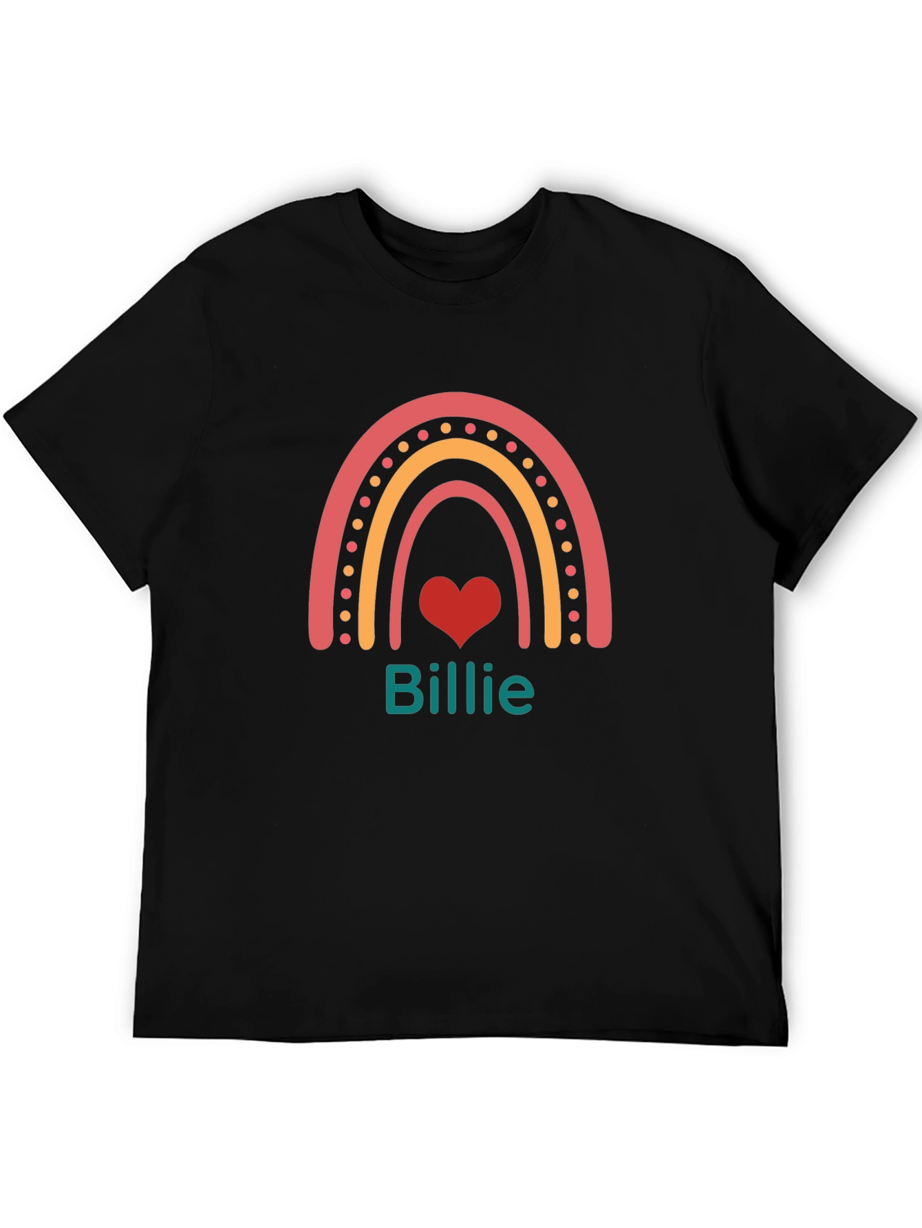 Rainbow Billie T-Shirt - Personalized Fun Style