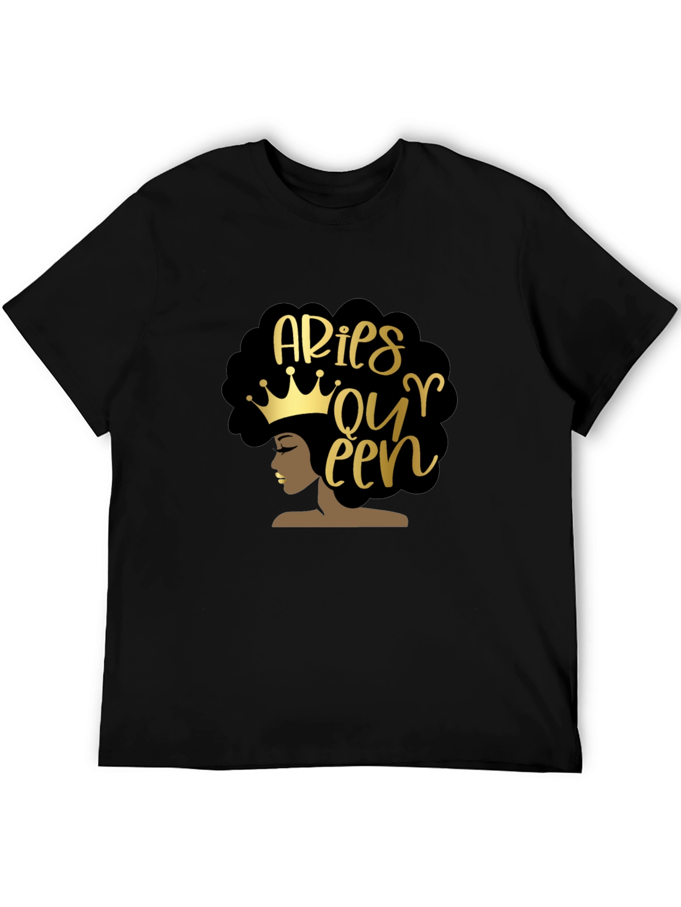 Aries Queen Black Graphic Tee
