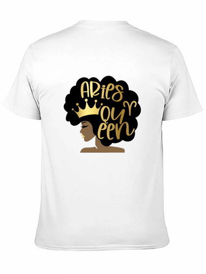 Aries Queen Black Graphic Tee