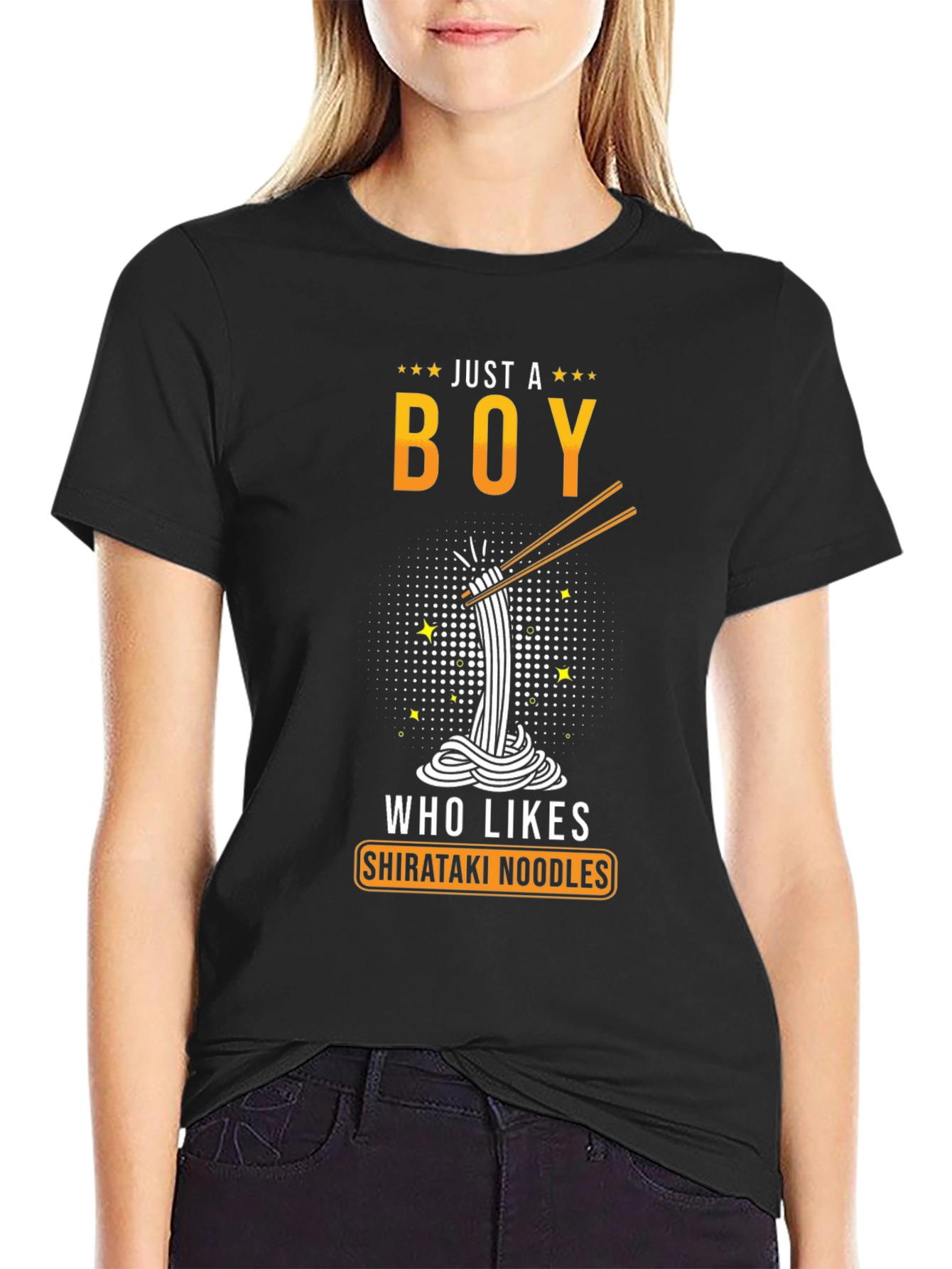 Boy Who Likes Shirataki Noodles T-Shirt