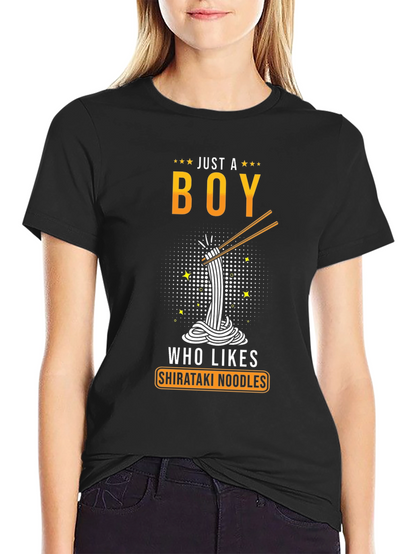 Boy Who Likes Shirataki Noodles T-Shirt