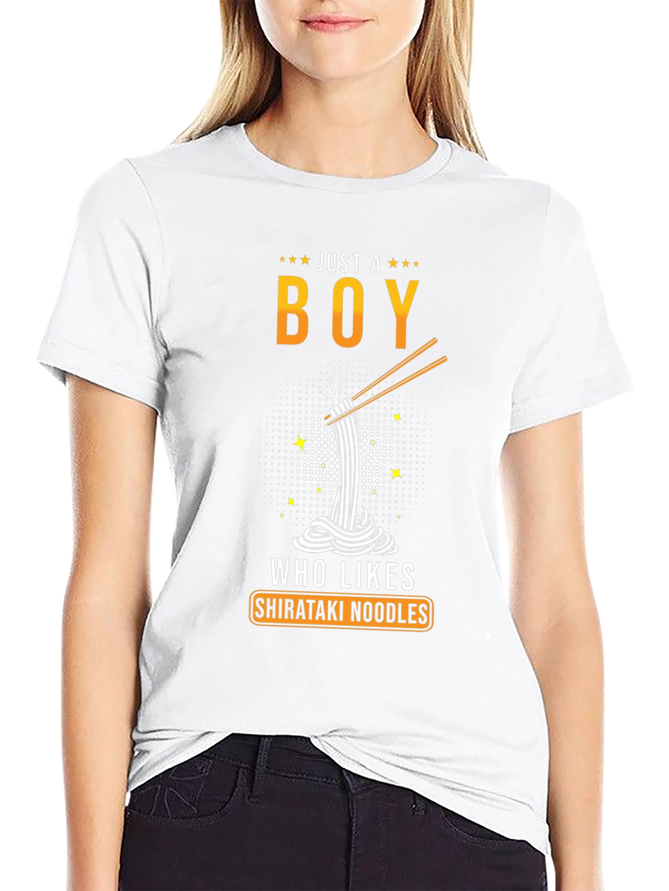 Boy Who Likes Shirataki Noodles T-Shirt