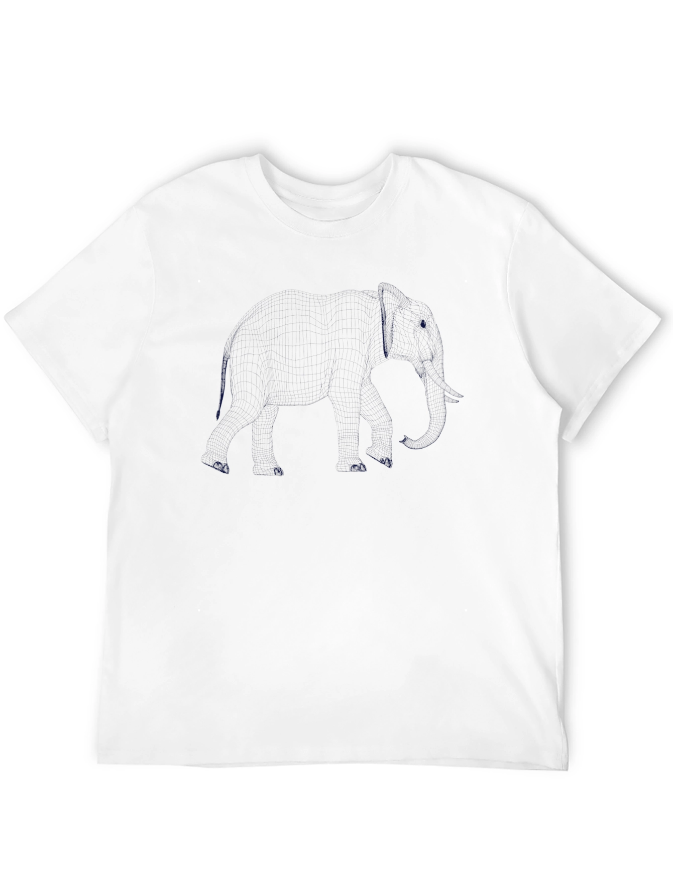 Mens Solid Black Crew Neck T-Shirt Casual Style