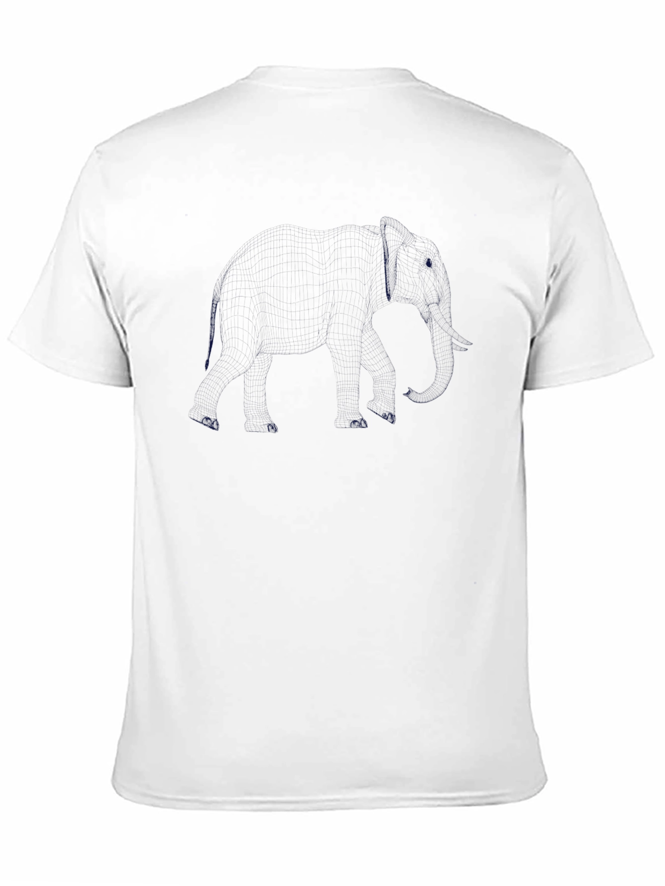 Mens Solid Black Crew Neck T-Shirt Casual Style