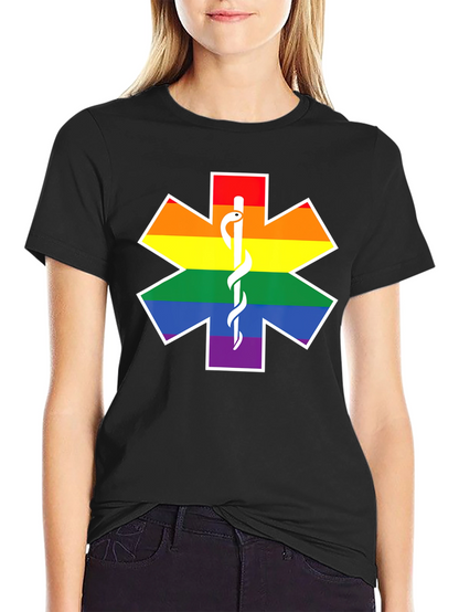 Pride Star of Life Black T-Shirt