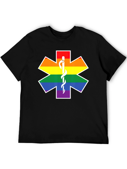 Pride Star of Life Black T-Shirt