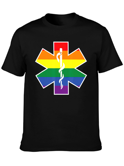Pride Star of Life Black T-Shirt