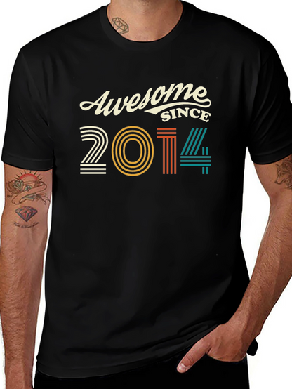 Awesome Since 2014 Graphic T-Shirt