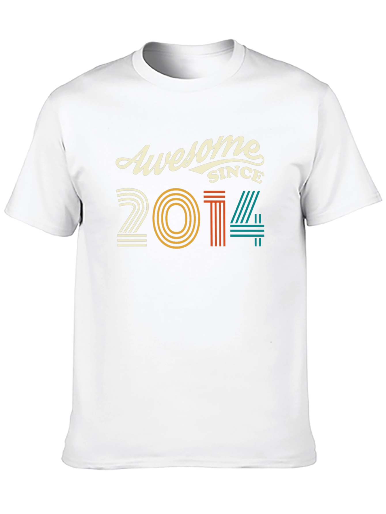 Awesome Since 2014 Graphic T-Shirt