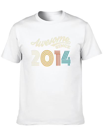 Awesome Since 2014 Graphic T-Shirt