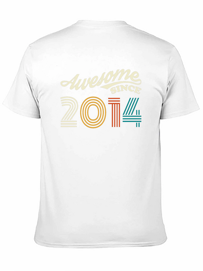 Awesome Since 2014 Graphic T-Shirt
