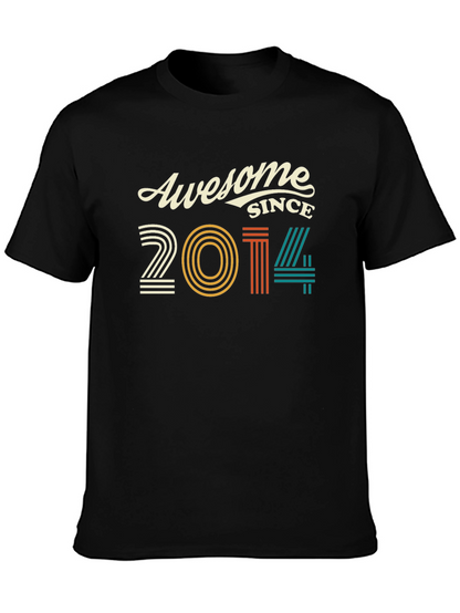 Awesome Since 2014 Graphic T-Shirt