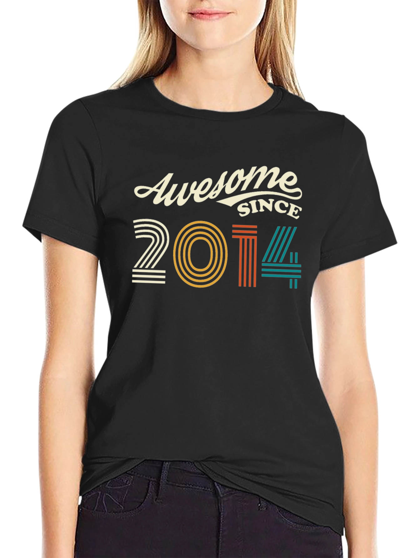 Awesome Since 2014 Graphic T-Shirt