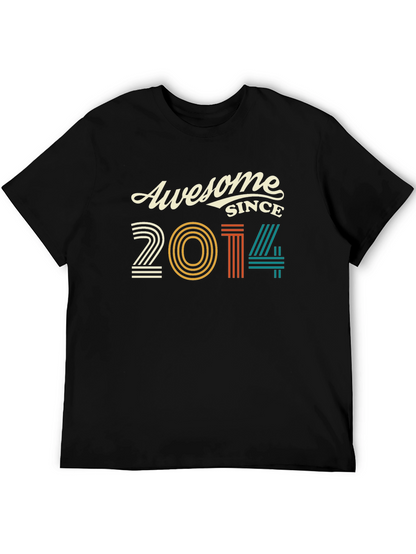 Awesome Since 2014 Graphic T-Shirt