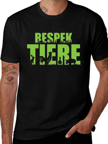 Respekt Tiere T-Shirt - Respect Animals Shirt