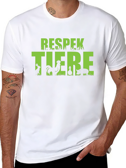 Respekt Tiere T-Shirt - Respect Animals Shirt