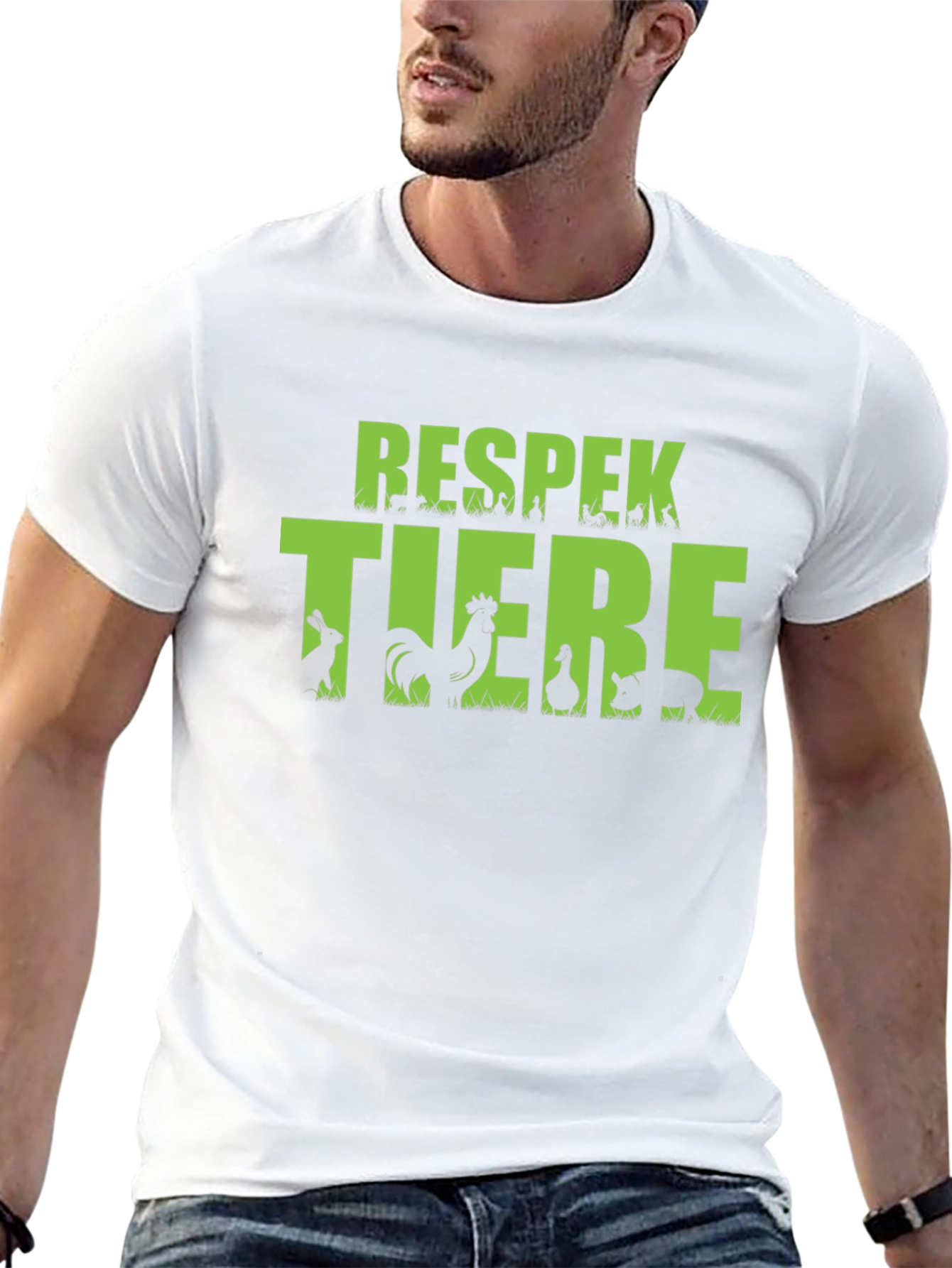 Respekt Tiere T-Shirt - Respect Animals Shirt