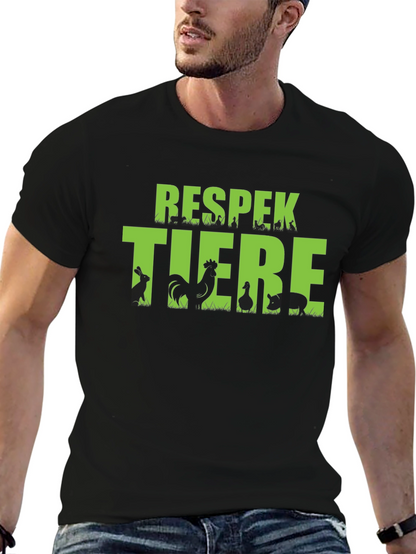 Respekt Tiere T-Shirt - Respect Animals Shirt