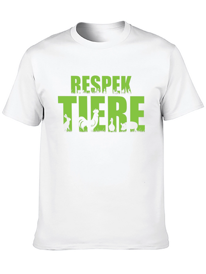 Respekt Tiere T-Shirt - Respect Animals Shirt