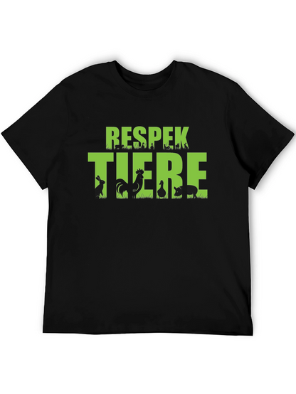 Respekt Tiere T-Shirt - Respect Animals Shirt