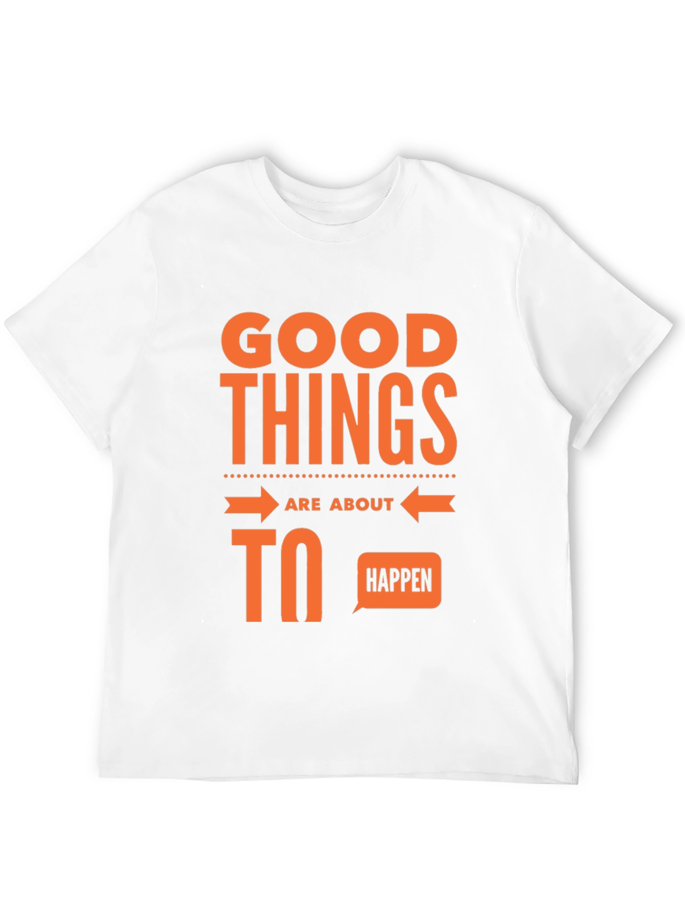 Good Things Happen Graphic Tee - Black