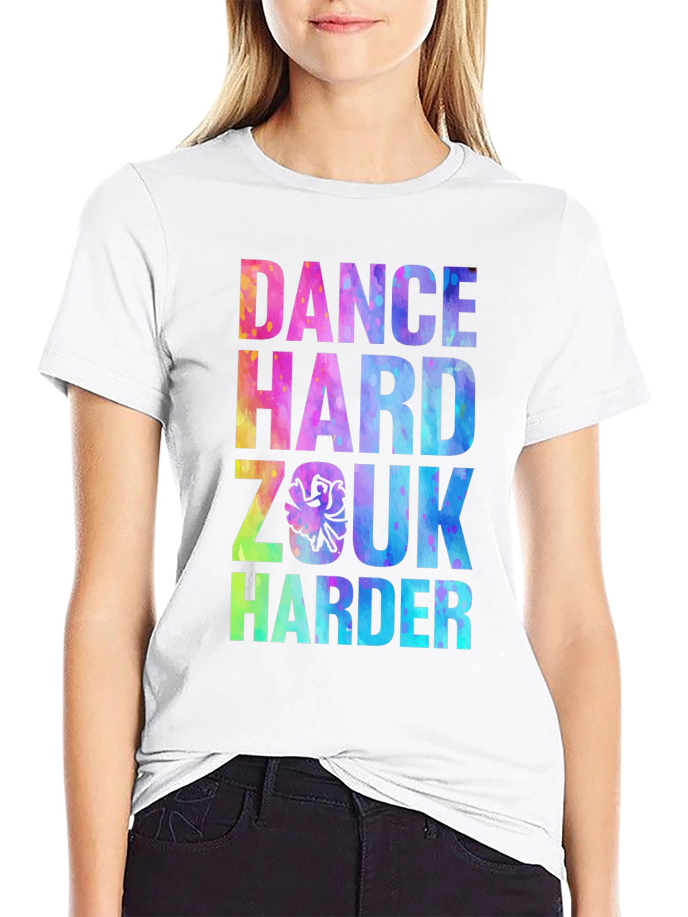 Dance Hard Zouk Harder Graphic Tee