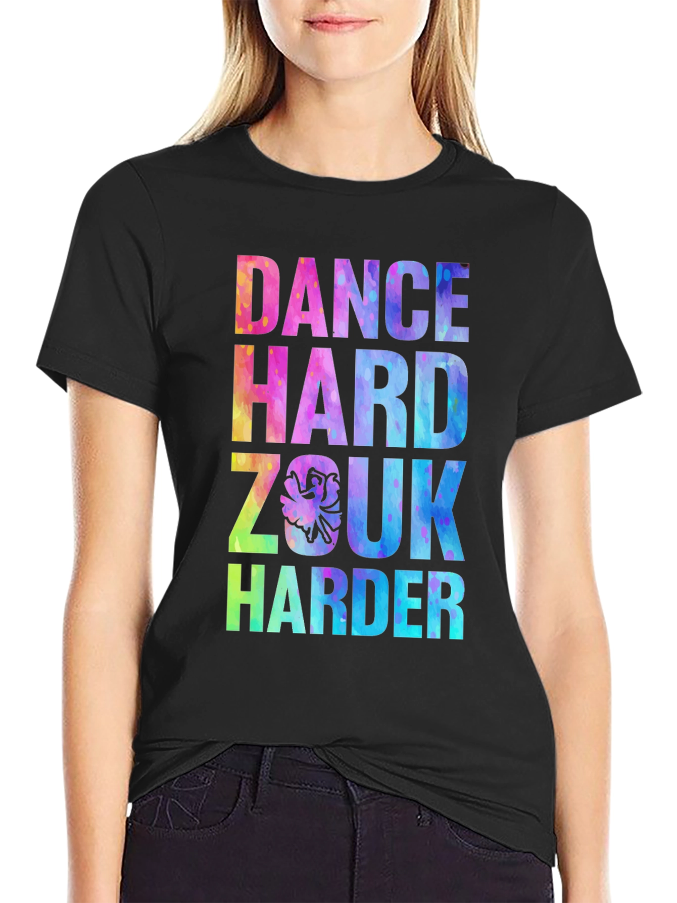 Dance Hard Zouk Harder Graphic Tee