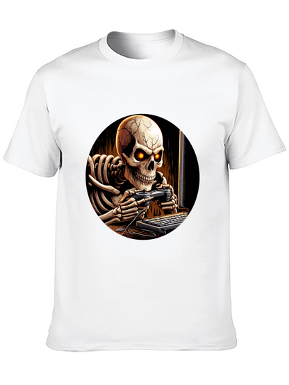Skeleton Gamer Black T-Shirt