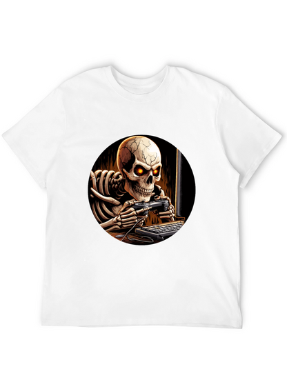 Skeleton Gamer Black T-Shirt