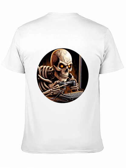 Skeleton Gamer Black T-Shirt