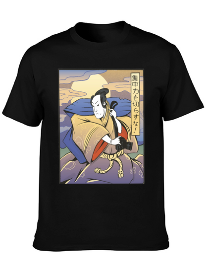 Samurai Photographer T-Shirt - Focus Your Power
