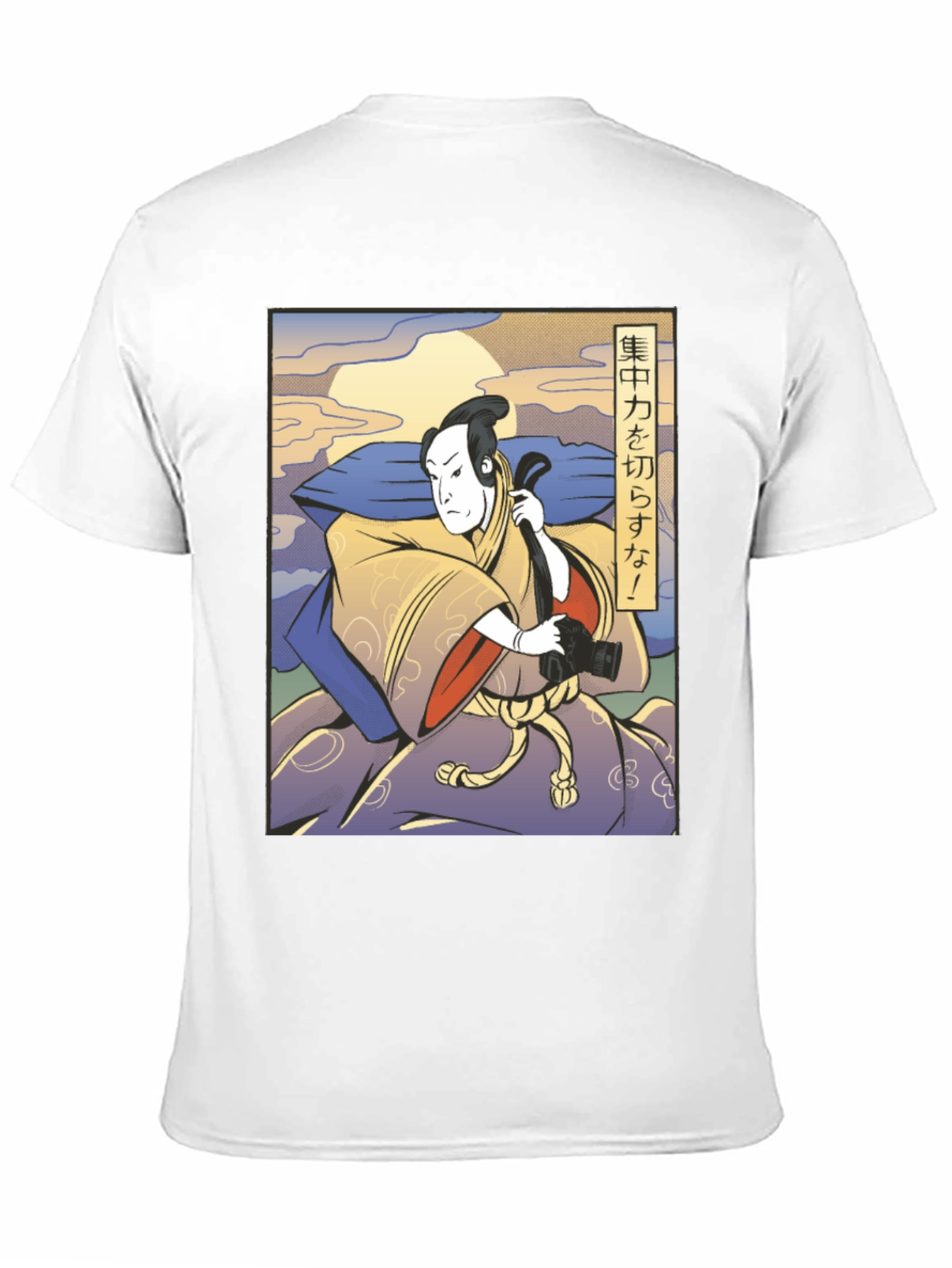 Samurai Photographer T-Shirt - Focus Your Power