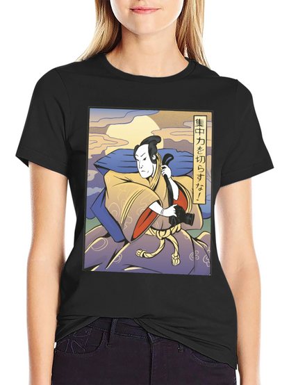 Samurai Photographer T-Shirt - Focus Your Power