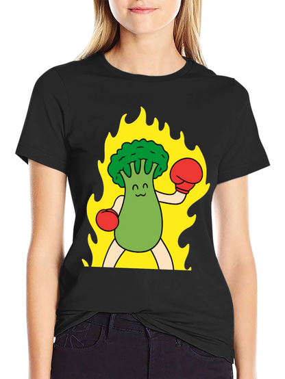 Broccoli Boxer T-Shirt - Funny Graphic Tee