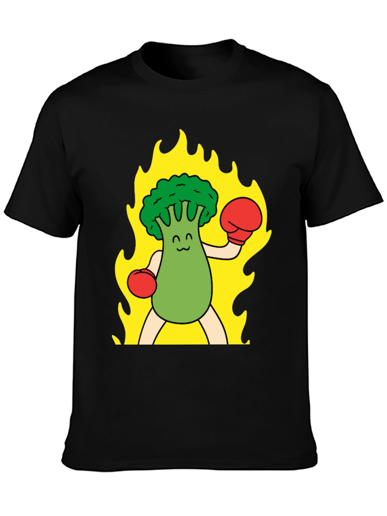 Broccoli Boxer T-Shirt - Funny Graphic Tee
